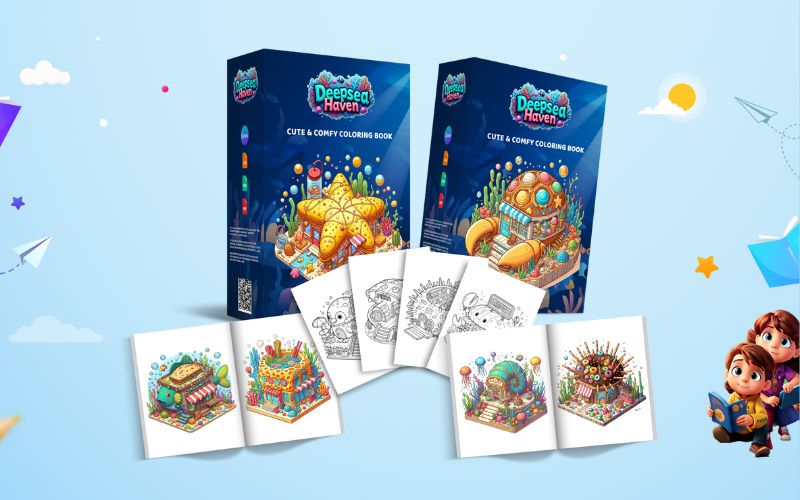 Deepsea Haven – PLR Coloring Pack