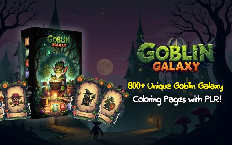 Goblin Galaxy – PLR Coloring Pack