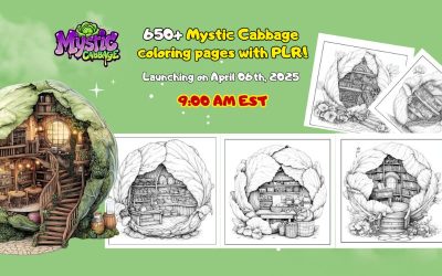 Mystic Cabbage – Coloring Pages PLR