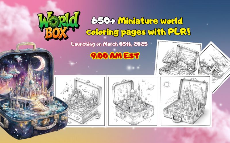 World Box – Coloring Pages PLR