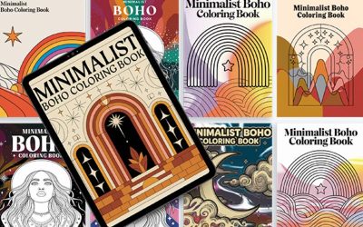 Boho Coloring Pages w/ Unrestricted PLR