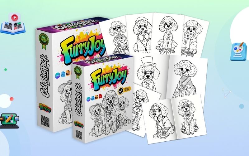 FurryJoy – PLR Coloring Pack